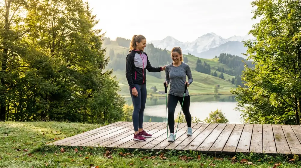 SNF Academy Outdoor Training Session in der Schweiz - Praxisnahe Fitness Ausbildung mit professioneller Betreuung in der Natur